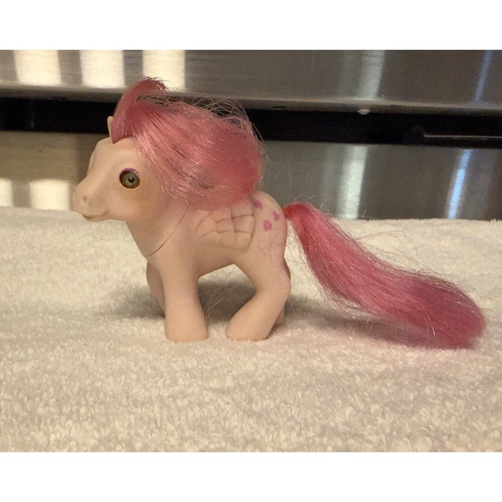My‎ Little Pony MLP G1 Vintage Baby Heart Throb Beddy Bye Eye Pony Figure 1986